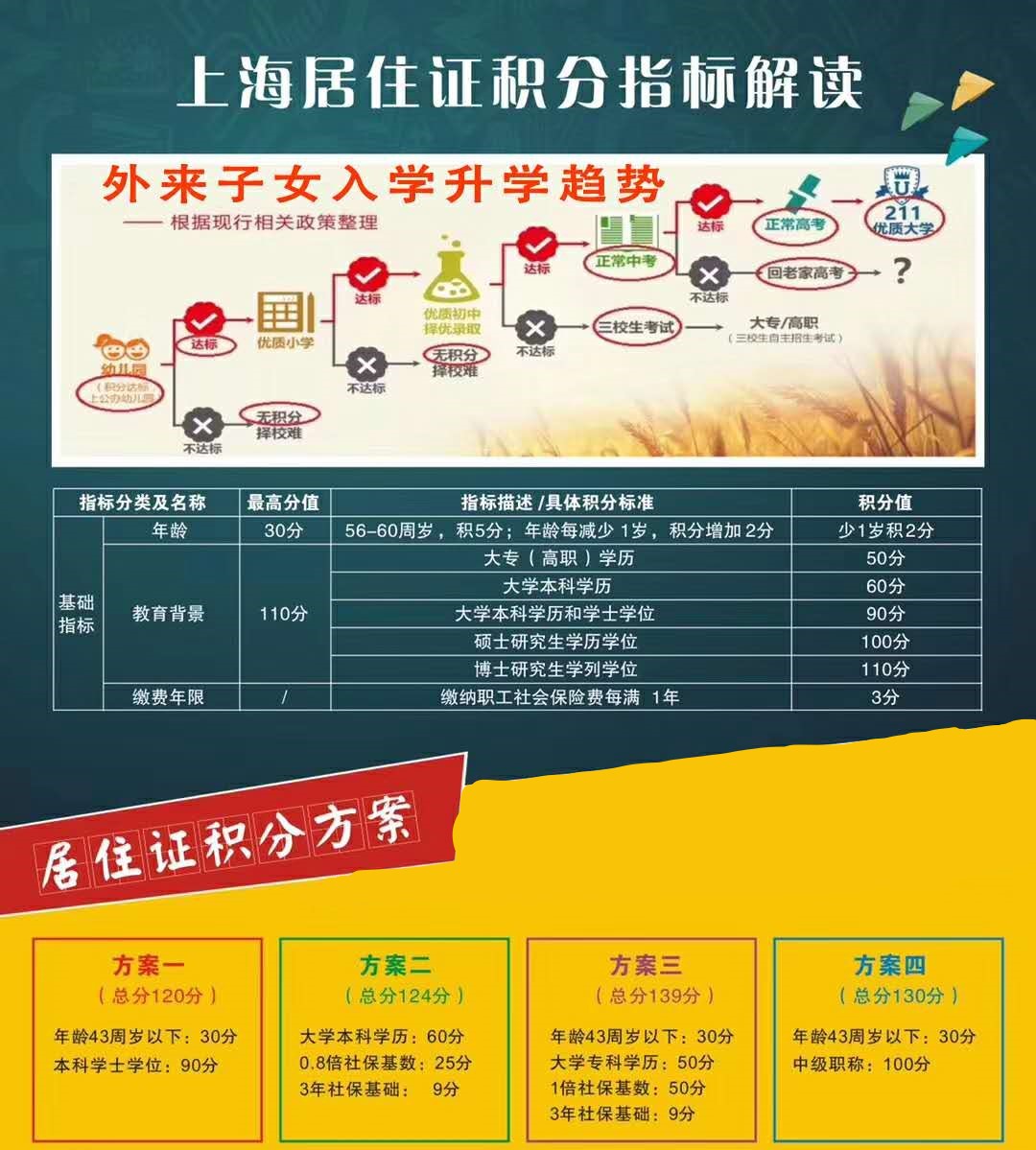 上海积分达标方案